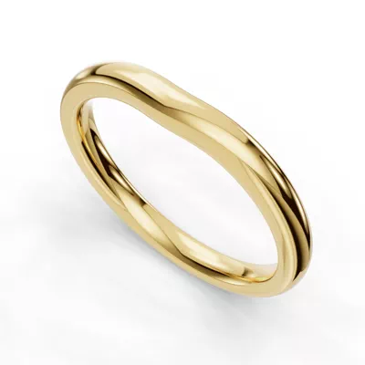 Leah Contoured Band (2.2mm)