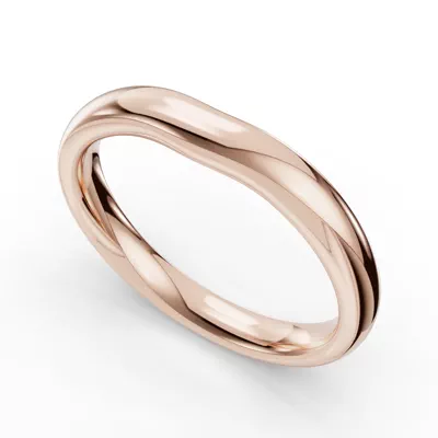 Leah Contoured Band (2.7mm)