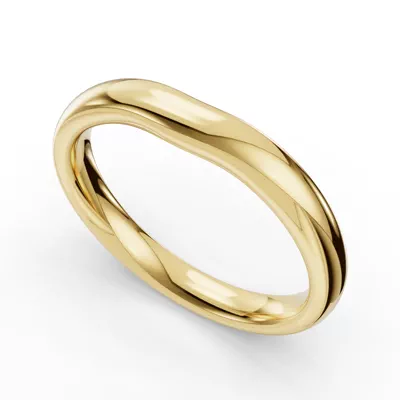 Leah Contoured Band (2.7mm)