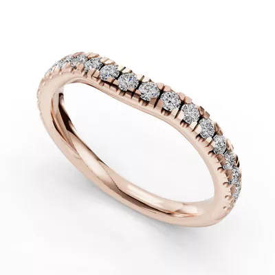 Ilana Pavé Contoured Band (2.2mm)