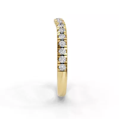 Ilana Pavé Contoured Band (2.2mm)