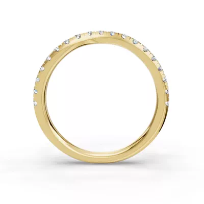 Ilana Pavé Contoured Band (2.2mm)