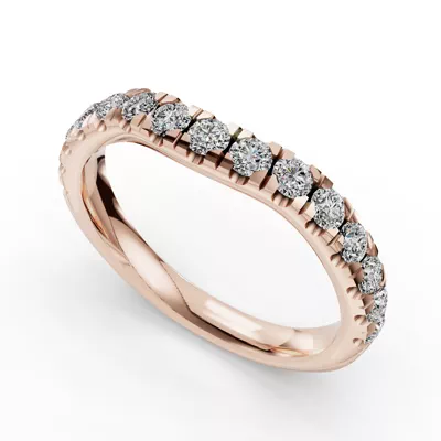 Ilana Pavé Contoured Band (2.7mm)