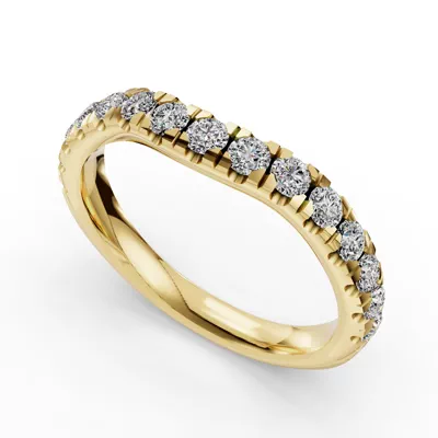 Ilana Pavé Contoured Band (2.7mm)