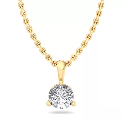 Katherine Solitaire Pendant (20-Inch Chain)