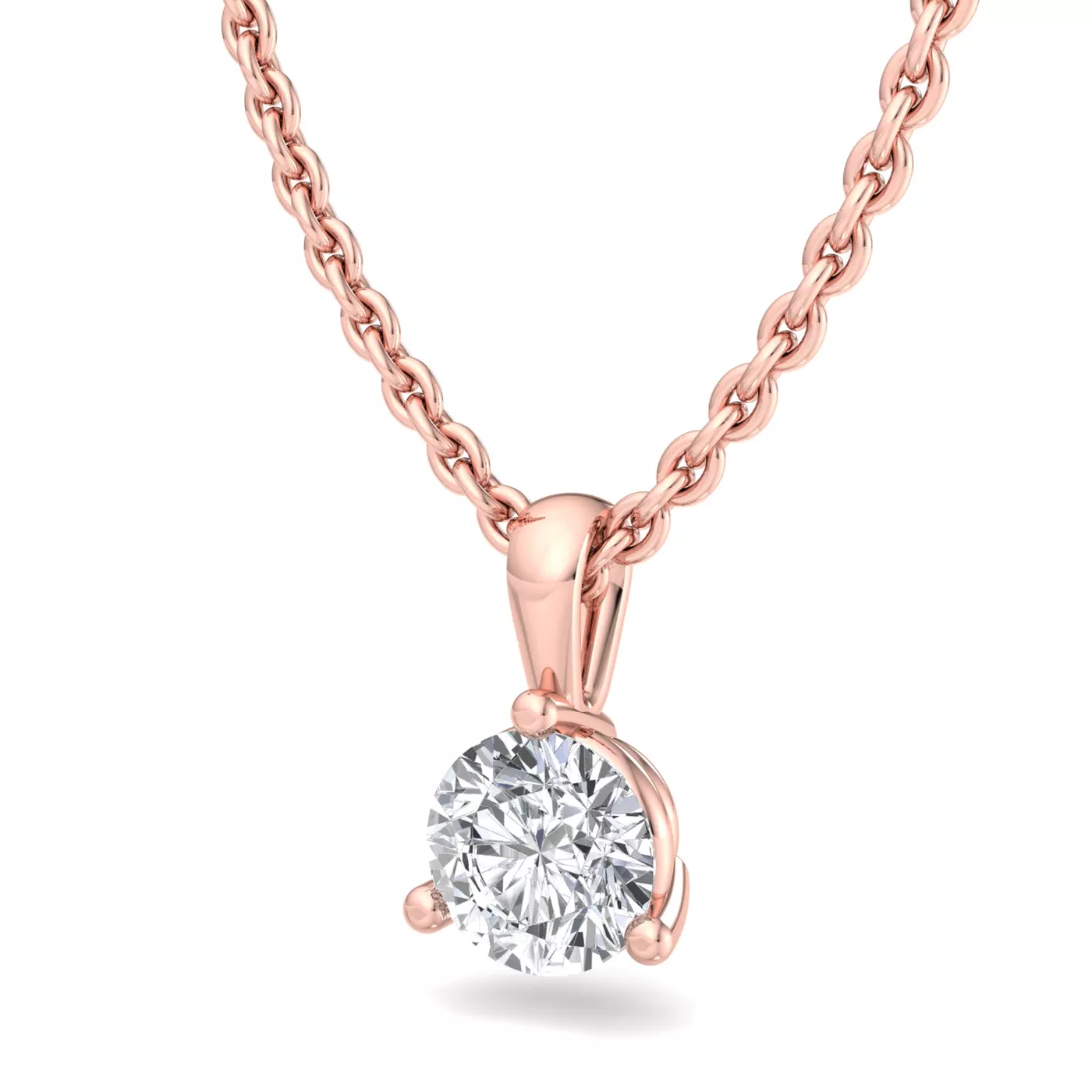Katherine Solitaire Pendant (24-Inch Chain)