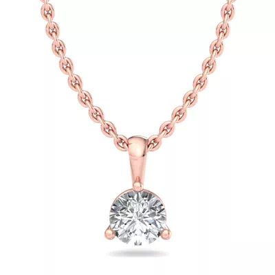 Katherine Solitaire Pendant (24-Inch Chain)