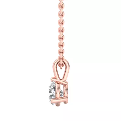 Katherine Solitaire Pendant (24-Inch Chain)