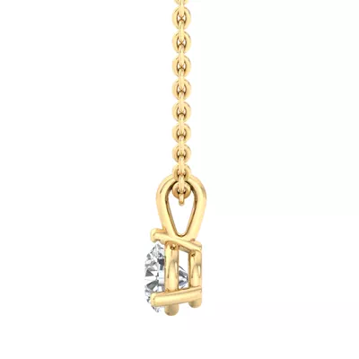 Katherine Solitaire Pendant (24-Inch Chain)