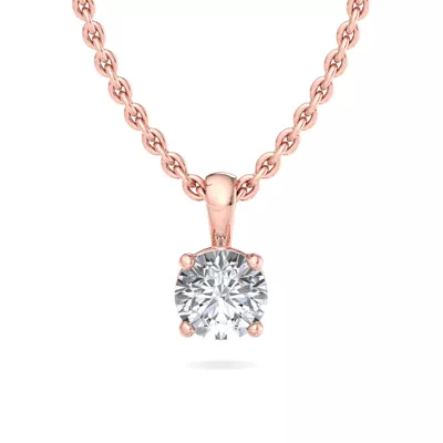 Alexandra Solitaire Pendant (16-Inch Chain)