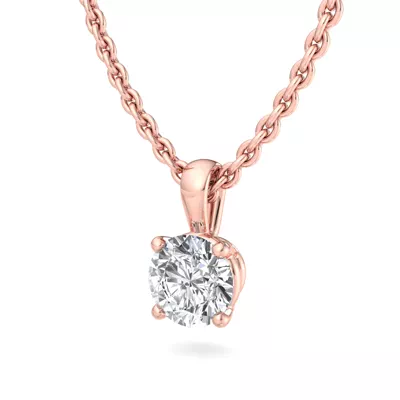 Alexandra Solitaire Pendant (20-Inch Chain)