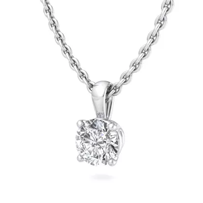 Alexandra Solitaire Pendant (22-Inch Chain)