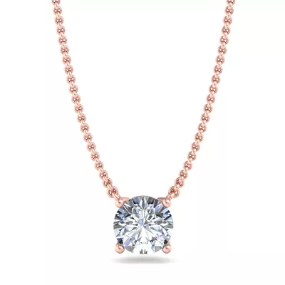 Zariah Solitaire Pendant (16-Inch Chain)
