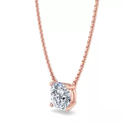 Zariah Solitaire Pendant (16-Inch Chain)