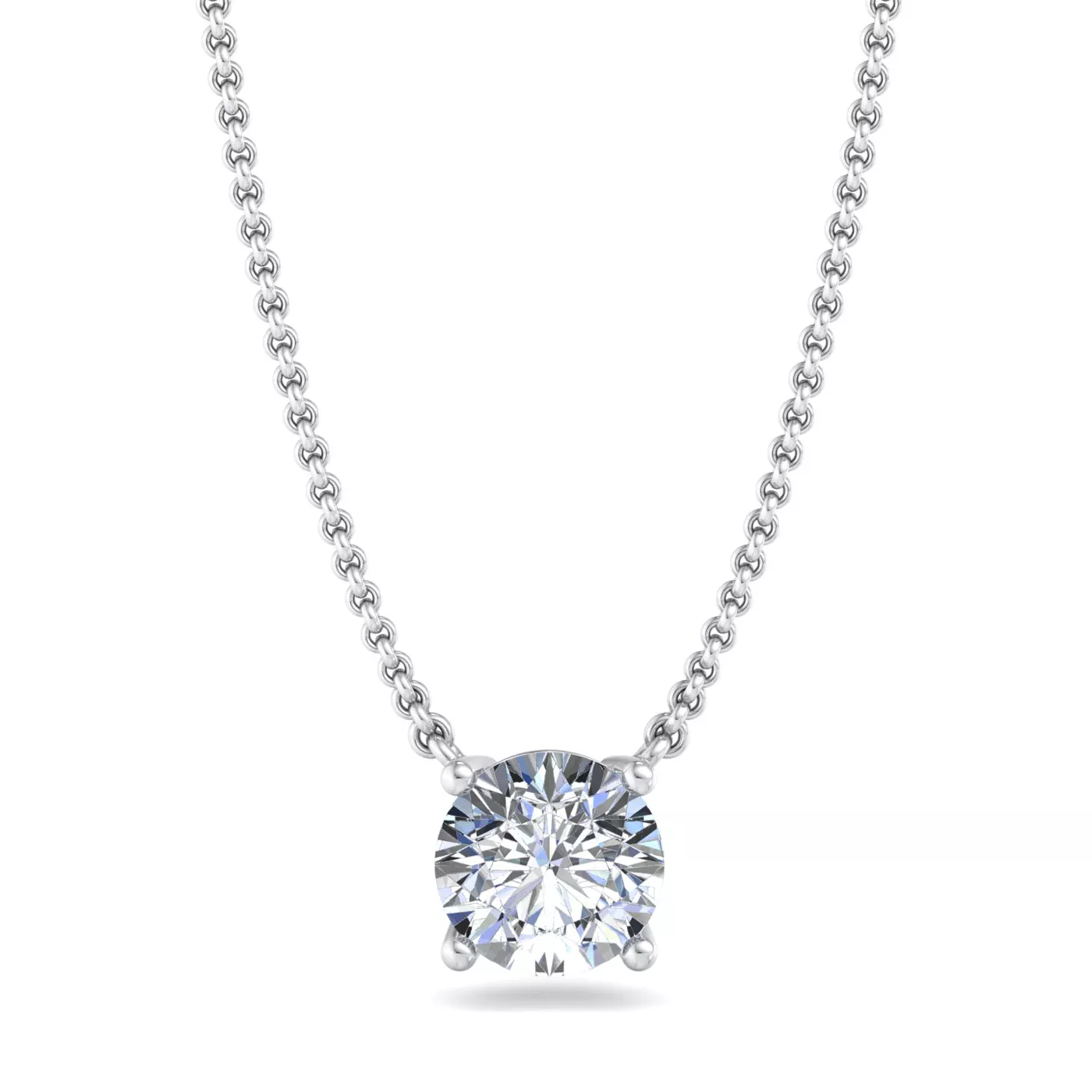 Zariah Solitaire Pendant (16-Inch Chain)