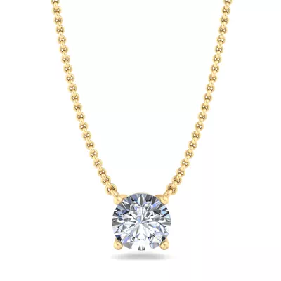Zariah Solitaire Pendant (20-Inch Chain)