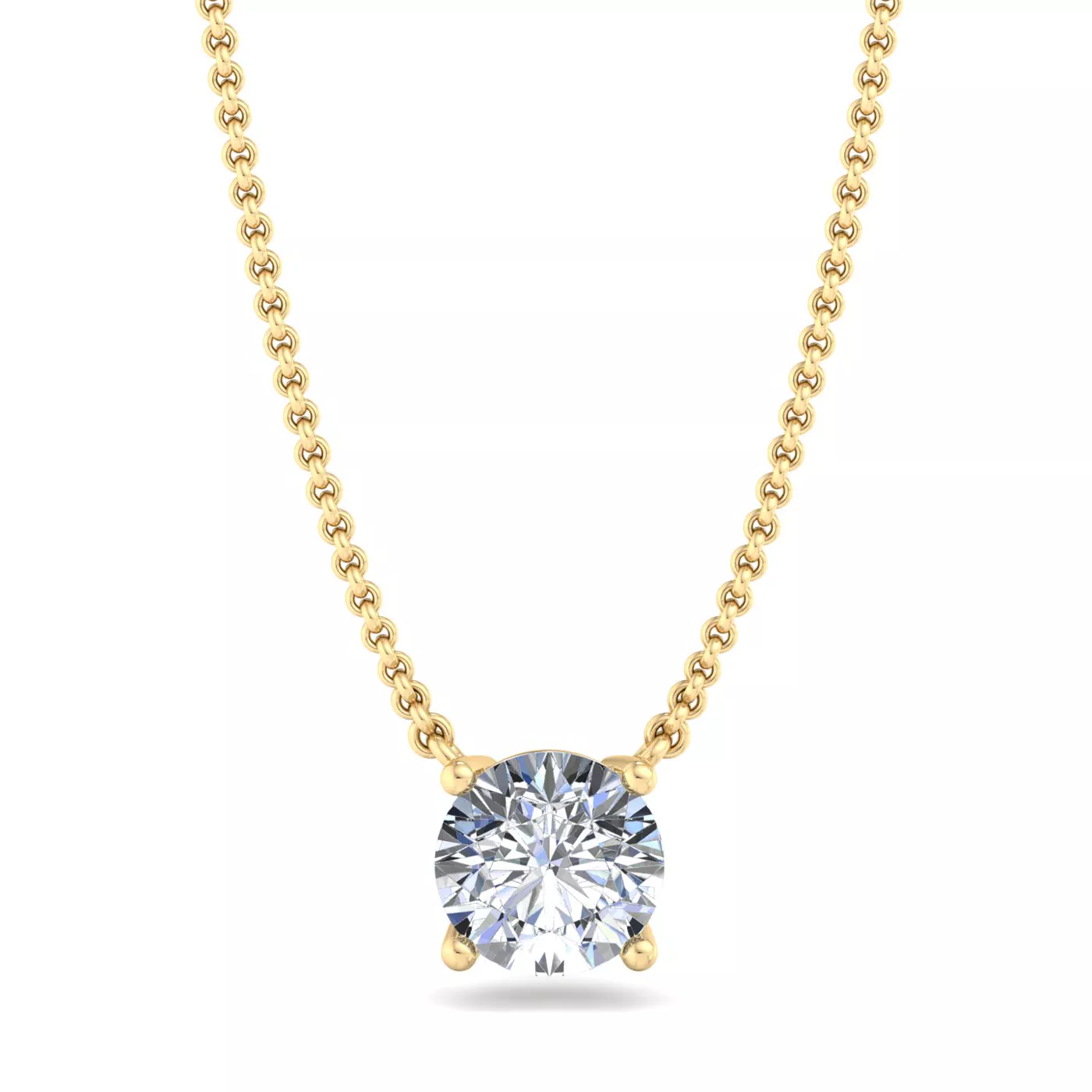 Zariah Solitaire Pendant (24-Inch Chain)