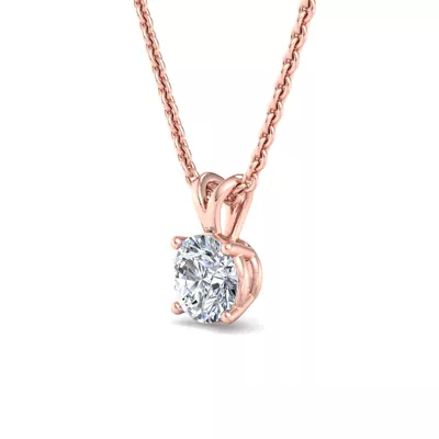 Classic Split Bail Pendant (24-Inch Chain)