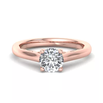Hadley Filigree Solitaire Engagement Ring