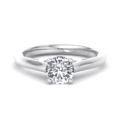 Hadley Filigree Solitaire Engagement Ring