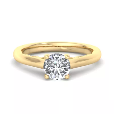 Hadley Filigree Solitaire Engagement Ring
