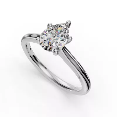 Adalynn Cathedral Solitaire Engagement Ring