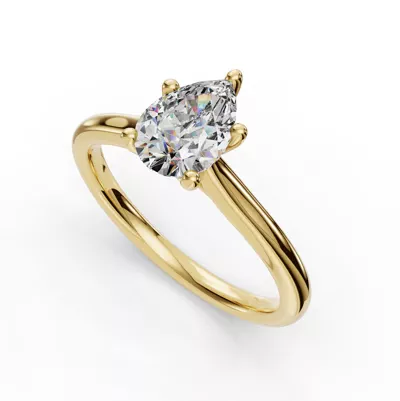 Adalynn Cathedral Solitaire Engagement Ring