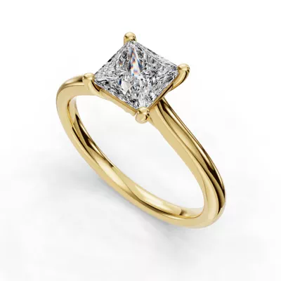 Adalynn Cathedral Solitaire Engagement Ring