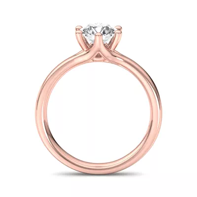 Kaylee 6 Prong Tapered Engagement Ring