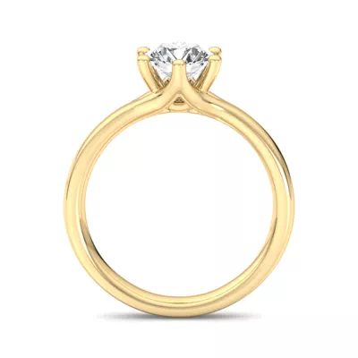 Kaylee 6 Prong Tapered Engagement Ring