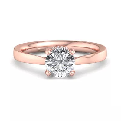 Lyla Hidden Halo Engagement Ring