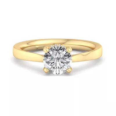 Lyla Hidden Halo Engagement Ring
