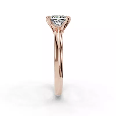 Olivia Knife Edge 6 Prong  Solitaire Engagement Ring
