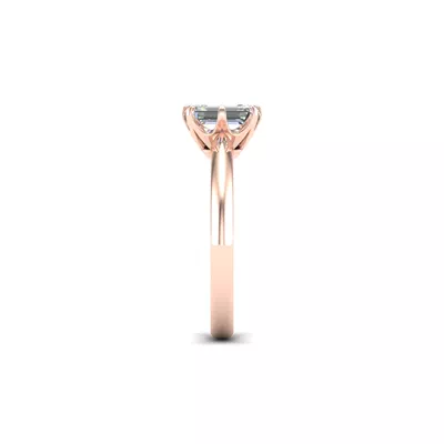 Olivia Knife Edge 6 Prong  Solitaire Engagement Ring