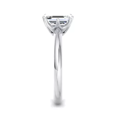 Olivia Knife Edge 6 Prong  Solitaire Engagement Ring