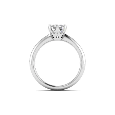 Olivia Knife Edge 6 Prong  Solitaire Engagement Ring