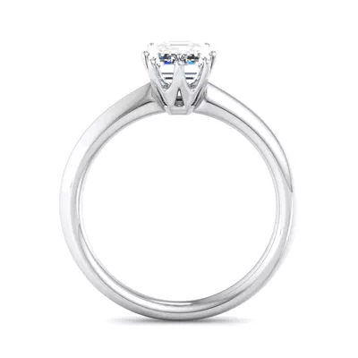 Olivia Knife Edge 6 Prong  Solitaire Engagement Ring