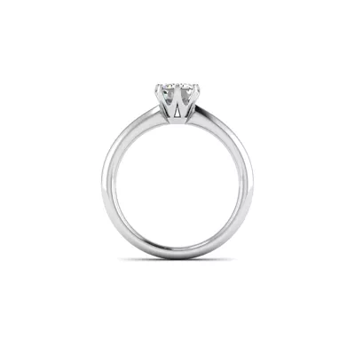 Olivia Knife Edge 6 Prong  Solitaire Engagement Ring