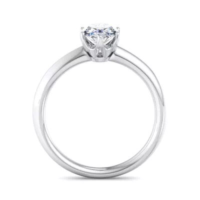 Olivia Knife Edge 6 Prong  Solitaire Engagement Ring