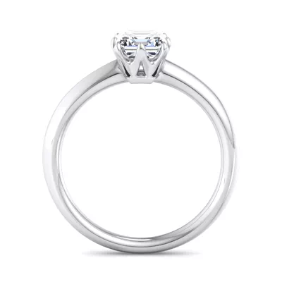 Olivia Knife Edge 6 Prong  Solitaire Engagement Ring