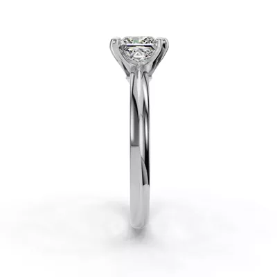 Olivia Knife Edge 6 Prong  Solitaire Engagement Ring
