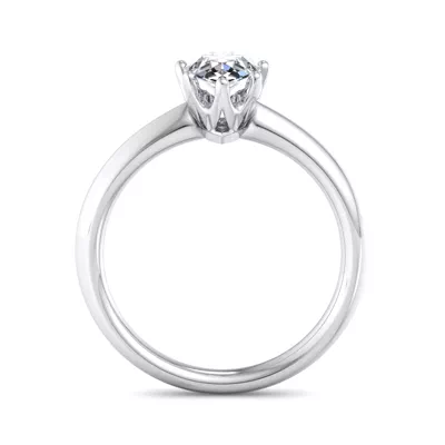 Olivia Knife Edge 6 Prong  Solitaire Engagement Ring
