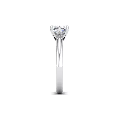 Olivia Knife Edge 6 Prong  Solitaire Engagement Ring