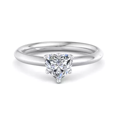 Olivia Knife Edge 6 Prong  Solitaire Engagement Ring