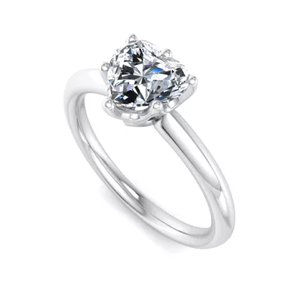 Olivia Knife Edge 6 Prong  Solitaire Engagement Ring