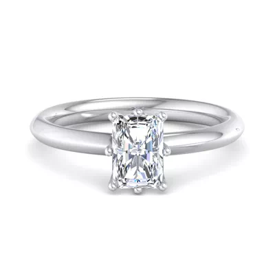 Olivia Knife Edge 6 Prong  Solitaire Engagement Ring