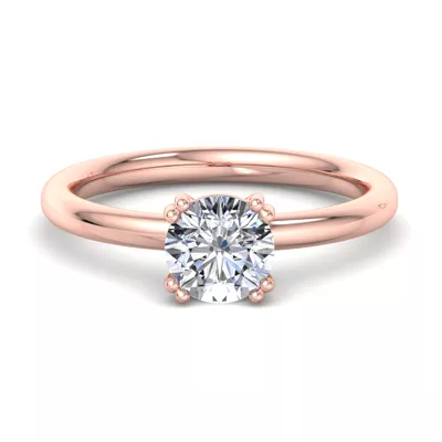 Margaret Double Prong Solitaire Engagement Ring