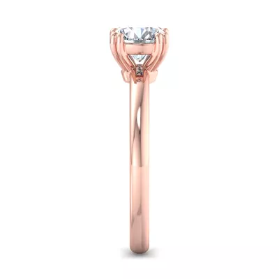 Margaret Double Prong Solitaire Engagement Ring