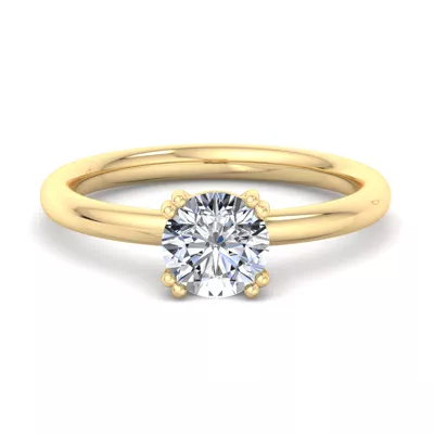 Margaret Double Prong Solitaire Engagement Ring