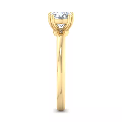 Margaret Double Prong Solitaire Engagement Ring